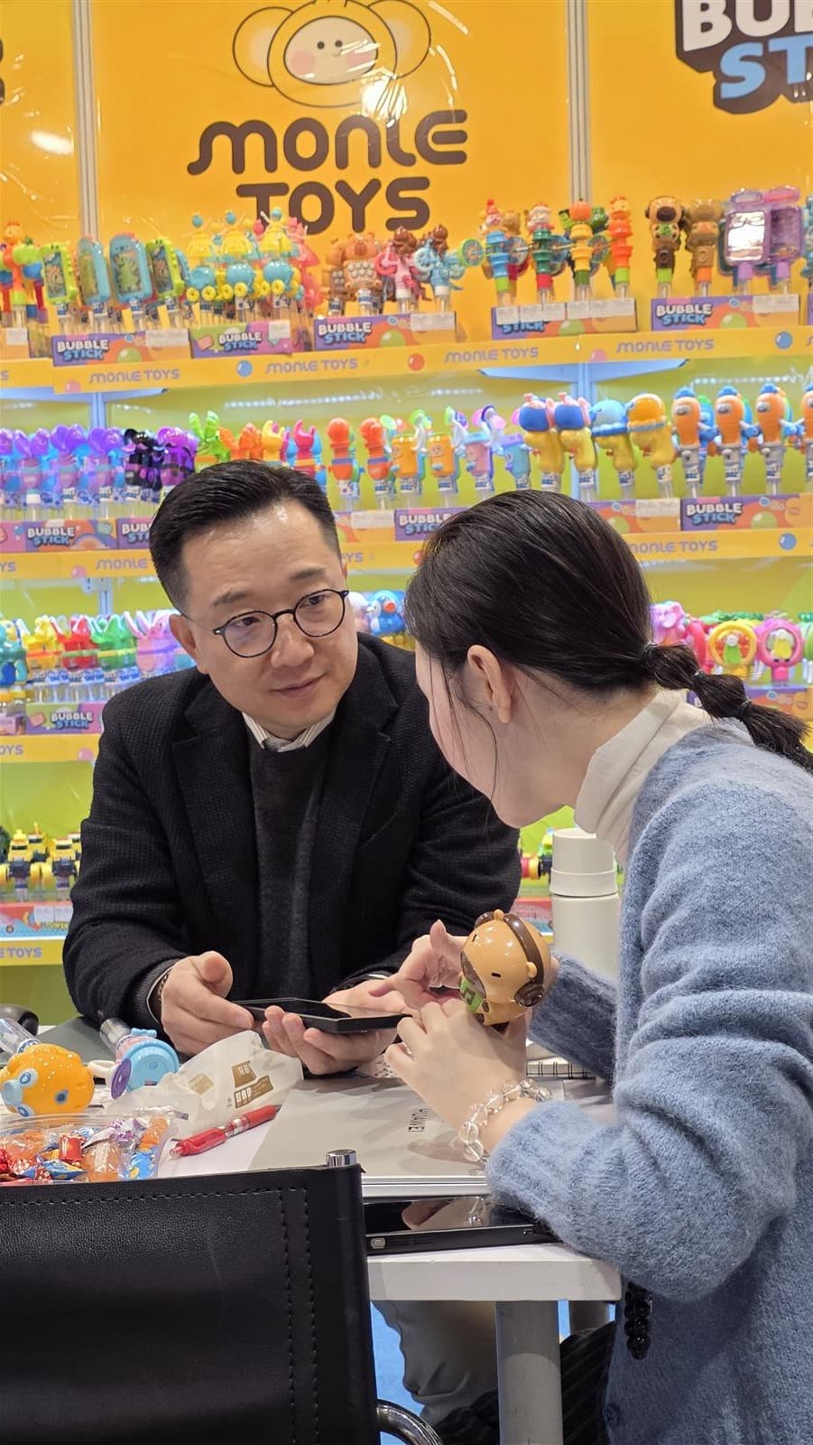 발주 전 샘플 확인 현장